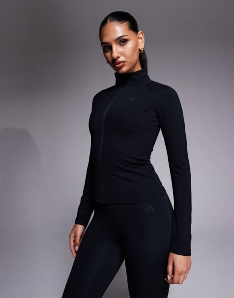 Montirex Form full zip top in black