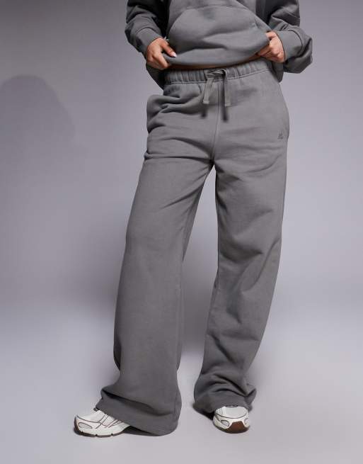 Montirex - Form - Joggers a fondo ampio color oliva scuro, 3 di 5