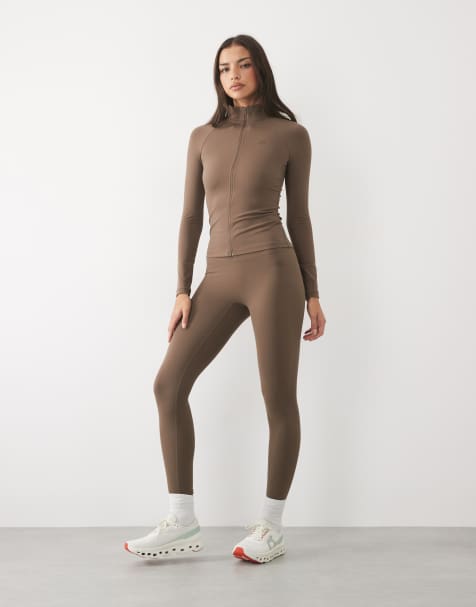Montirex Form leggings in brown - view 1