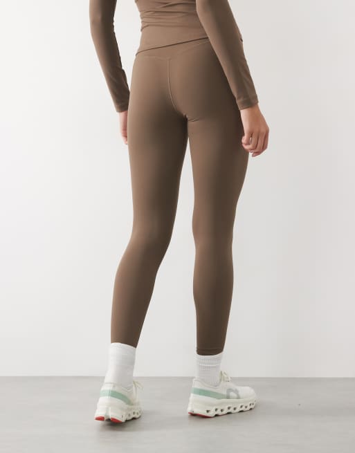 Montirex Form leggings in brown, 3 of 5