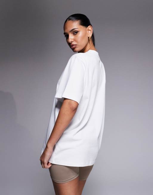 Montirex Form oversized t-shirt in white, 2 of 4