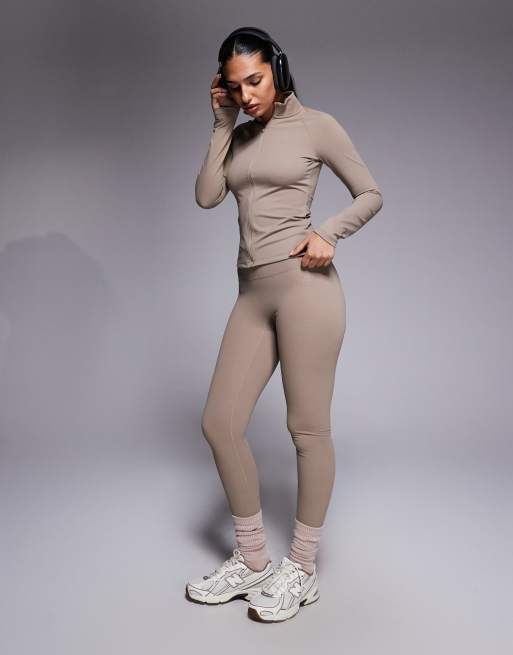 Montirex - Form - Top marrone con zip, 3 di 4