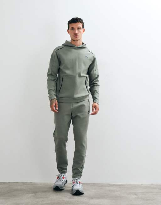 Montirex foundation hoodie in khaki, 3 of 5