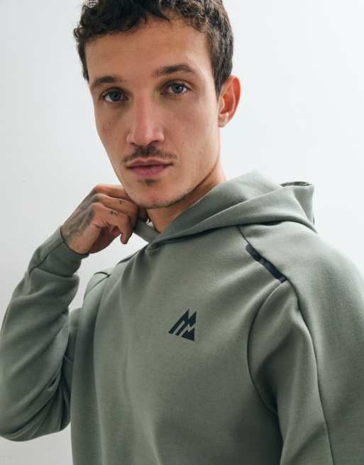 Montirex foundation hoodie in khaki, 4 of 5