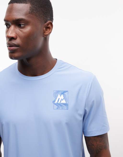 Montirex Frequency t-shirt in blue, 3 of 5