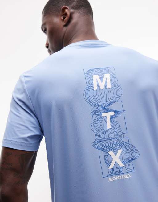 Montirex Frequency t-shirt in blue, 5 of 5