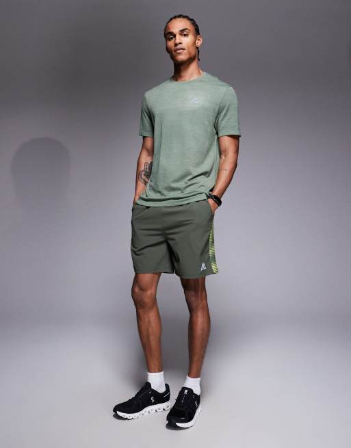 Montirex Glitch Seamless t-shirt in green, 2 of 5