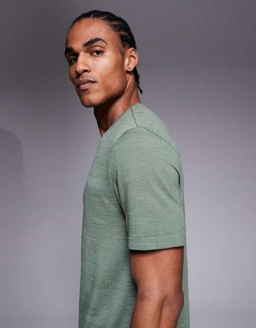 Montirex Glitch Seamless t-shirt in green, 4 of 5