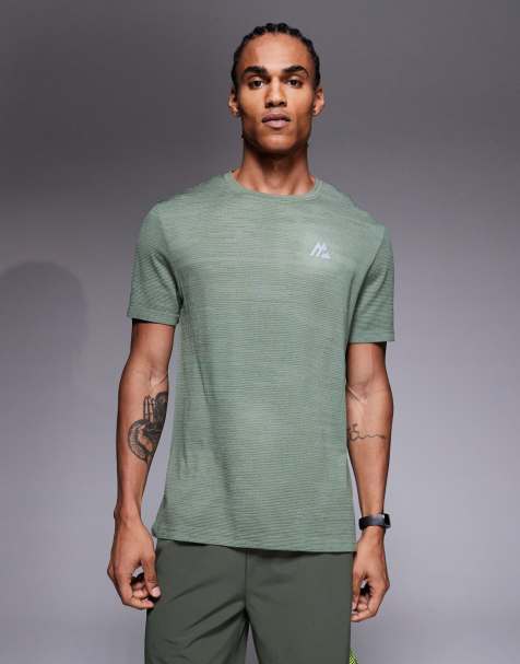 Montirex - Glitch - T-shirt verde senza cuciture - view 1