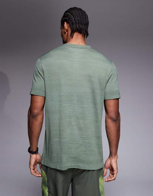 Montirex - Glitch - T-shirt verde senza cuciture, 3 di 5