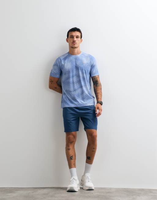 Montirex Haze short in blauw en navy-effect, 2 van 5