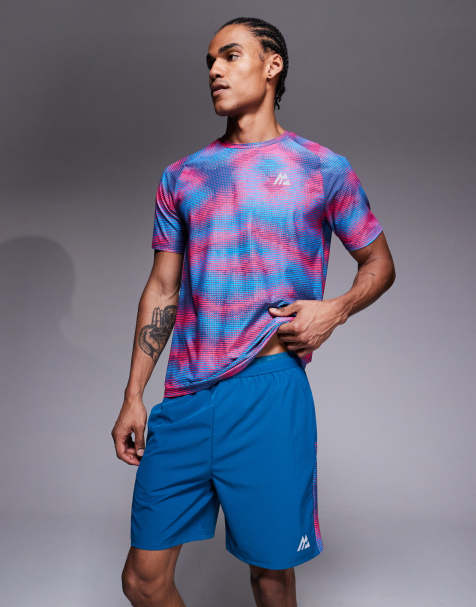 Montirex - Haze - Short in blauw en roze - view 1