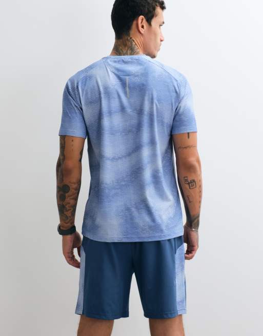 Montirex Haze shorts i blå och marinblå effekt, 4 av 5