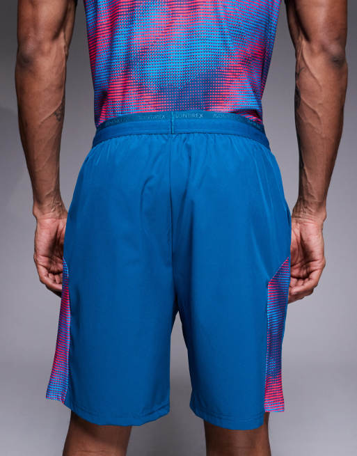 Montirex Haze shorts in blue and pink, 5 of 5