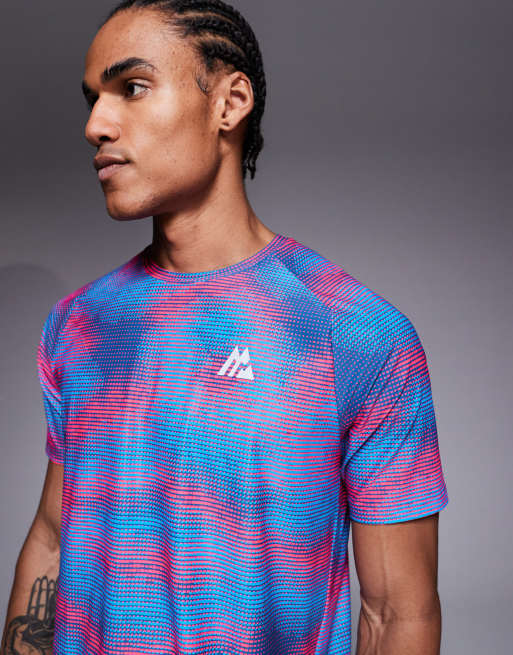 Montirex Haze t-shirt in blue and pink | ASOS
