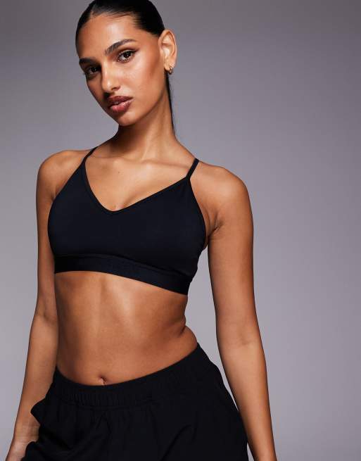 Montirex Icon Strappy 3.0 light support sports bra in black, 2 of 4