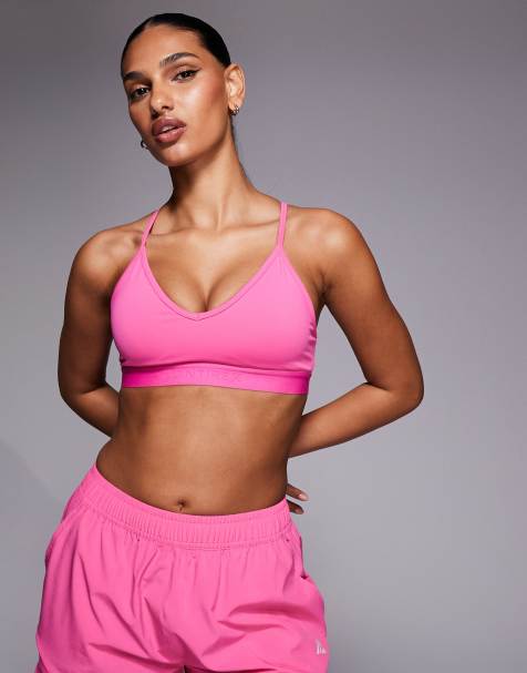 Montirex Icon Strappy 3.0 light support sports bra in pink - view 1