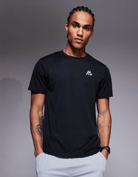 Montirex - Peak Gridded - T-shirt in zwart - view 1