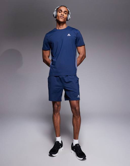 Montirex - Strive - Blå T-shirt med detaljer i flere farver, 2 af 5
