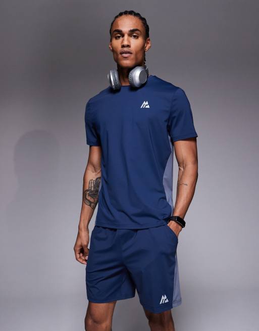 Montirex - Strive - Pantaloncini blu multicolore