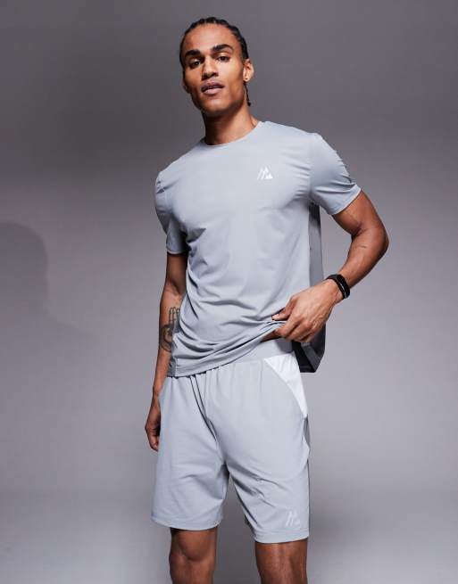 Montirex - Strive - Pantaloncini grigio multicolore