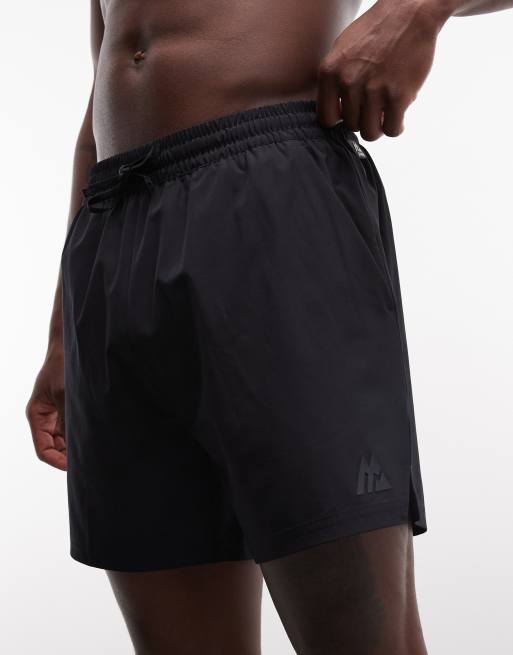 Montirex – Svarta badshorts med monogram, 4 av 5