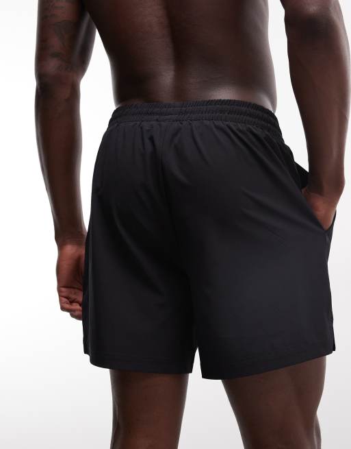Montirex – Svarta badshorts med monogram, 5 av 5
