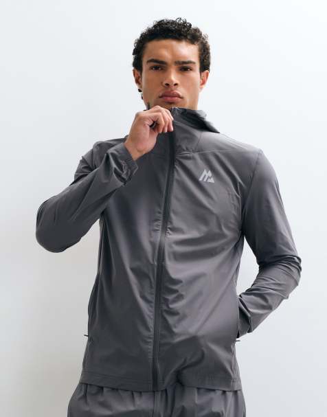 Montirex trace tracksuit in cement grey - view 1