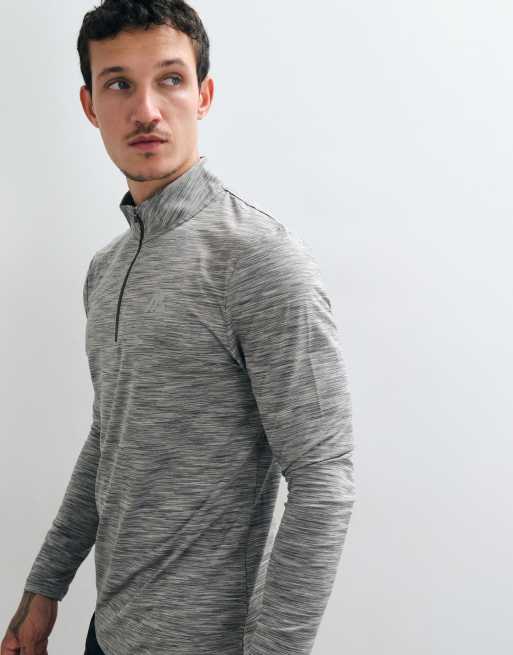 Montirex trail 2.0 1/4 zip in rubble grey, 2 of 5
