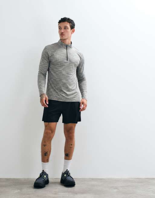 Montirex trail 2.0 1/4 zip in rubble grey, 3 of 5