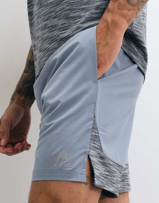 Montirex Trail 2.0 shorts with panel detail in grey, 4 of 5