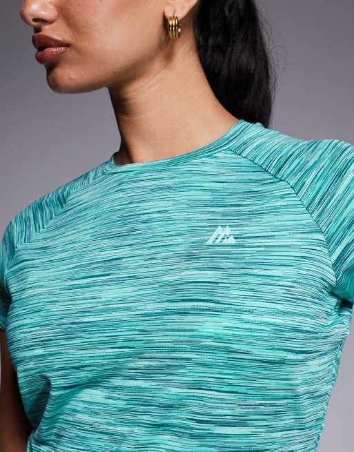 Montirex Trail 2.0 t-shirt in green multi, 3 of 4