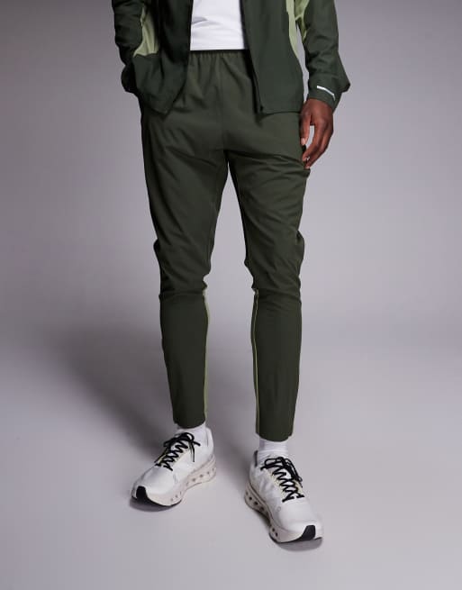 Montirex Trail Panel 2.0 running joggers in green, 2 of 5