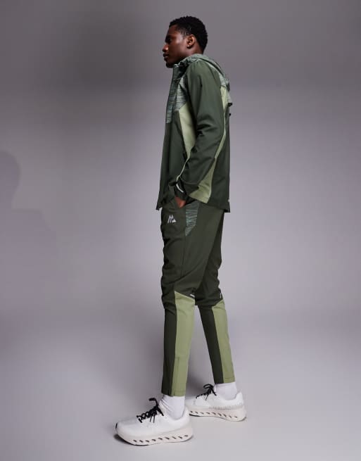 Montirex Trail Panel 2.0 running joggers in green, 3 of 5