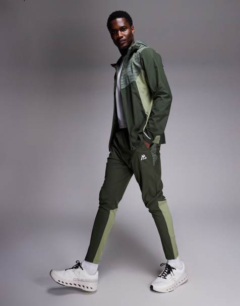 Montirex Trail Panel 2.0 running trackies in green - view 1