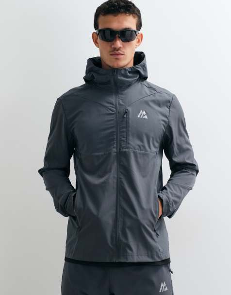 Montirex Traverse leichte Jacke in Schwarz und Grau im Colourblock-Design - view 1