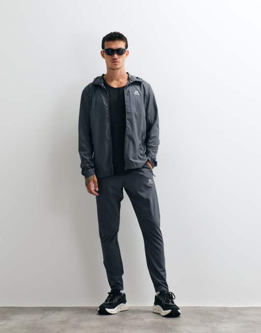 Montirex Traverse leichte Jacke in Schwarz und Grau im Colourblock-Design, 2 von 5