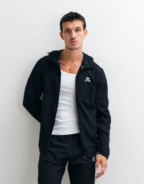 Montirex Traverse lightweight jacket in grey and black colourblock - view 1