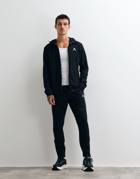 Montirex Traverse woven joggers in black - view 1