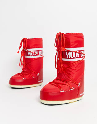 moon boots rouge femme