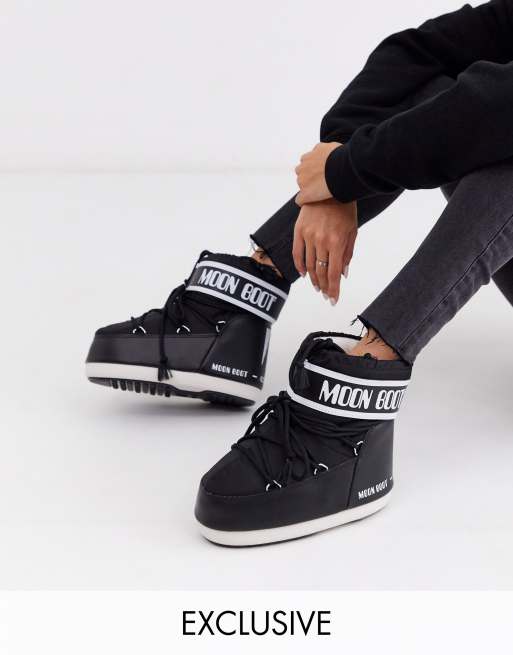 Moon Boot Black Classic Low, Shoes