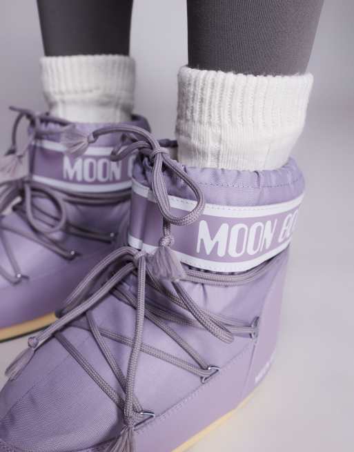 Moon Boot - Icon - Bottes basses en nylon - Lilas, 3 de 4