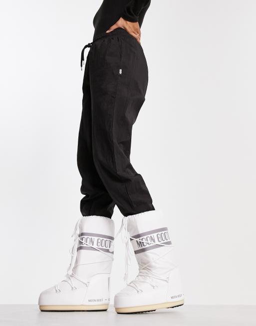 Moon Boot - Icon - Hvide vandtætte knæstøvler i nylon, 4 af 4