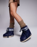 [Moon Boot] Moon Boot Icon low boots in navy 35-38 NAVY