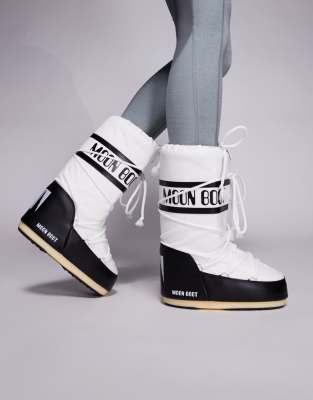 Moon Boot - Icon Nylon - Schneestiefel in Weiß