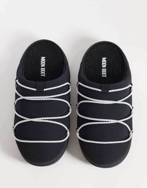 Moon Boot kapcie teddy czarne, 2 z 4