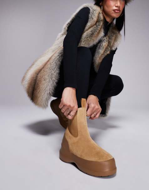 Moon Boot - Luna - Uniseks chelsea boots in bruin - view 1