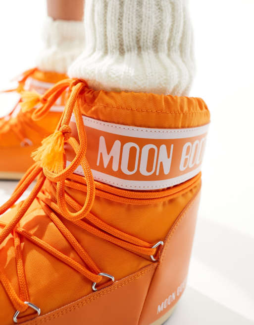 Orange snow sale boots