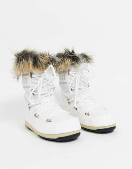 Moon boot 2025 monaco white