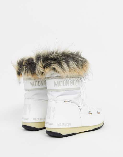 Moon boot outlet monaco white